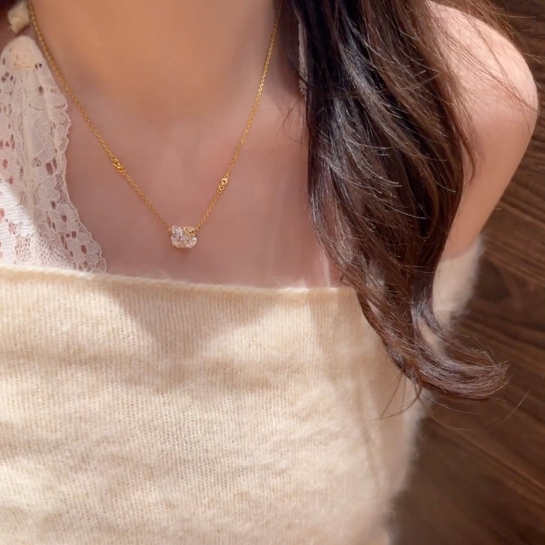 خاتم ألماس من الذهب عيار 18 قيراطًا مقطوع على شكل كمثرى ومُزرع في المختبر من مجوهرات ANSTER مصنوع يدويًا وفقًا لمعايير أخلاقية 