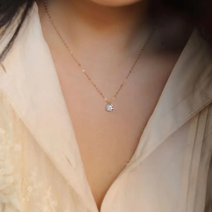 خاتم ألماس من الذهب عيار 18 قيراطًا مقطوع على شكل كمثرى ومُزرع في المختبر من مجوهرات ANSTER مصنوع يدويًا وفقًا لمعايير أخلاقية 