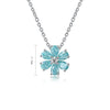 ANSTER Jewelry Platinum PT950 2.22ct IGI Fancy Color VVS2 Lab Grown Diamond Necklace