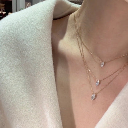 خاتم ألماس من الذهب عيار 18 قيراطًا مقطوع على شكل كمثرى ومُزرع في المختبر من مجوهرات ANSTER مصنوع يدويًا وفقًا لمعايير أخلاقية 