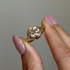 ANSTER 18K Gold Jewelry VS2 VVS1 Fancy Cut Shape Lab Grown Diamond Ring with IGI