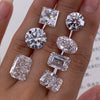 ANSTER Wholesales Price 18K White Gold 8ct Round cut Lab Grown Diamond Ring with IGI