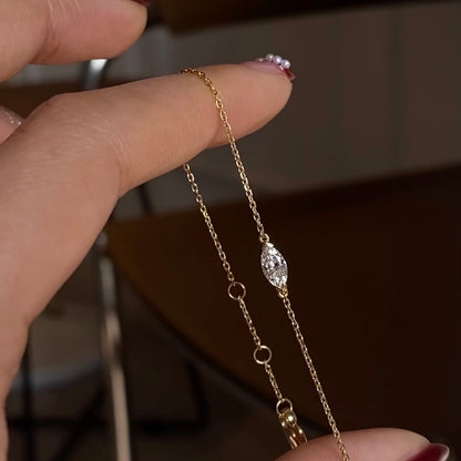 خاتم ألماس من الذهب عيار 18 قيراطًا مقطوع على شكل كمثرى ومُزرع في المختبر من مجوهرات ANSTER مصنوع يدويًا وفقًا لمعايير أخلاقية 