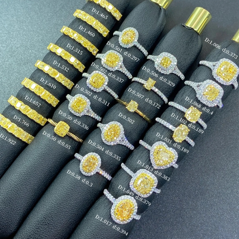 خاتم ألماس من الذهب عيار 18 قيراطًا مقطوع على شكل كمثرى ومُزرع في المختبر من مجوهرات ANSTER مصنوع يدويًا وفقًا لمعايير أخلاقية 