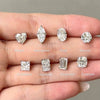 ANSTER Wholesales Price Fancy Shape cut Lab Grown Diamonds Stud Earrings with IGI