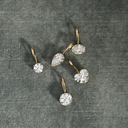 خاتم ألماس من الذهب عيار 18 قيراطًا مقطوع على شكل كمثرى ومُزرع في المختبر من مجوهرات ANSTER مصنوع يدويًا وفقًا لمعايير أخلاقية 