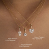 ANSTER Wholesales Price Fancy Shape cut Lab Grown Diamonds Pendant Necklace with IGI