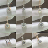 ANSTER Custom Wholesales Price Bezel setting Lab Grown Diamond Pendant Necklace with IGI