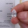 ANSTER Wholesales Price 18K Gold Ring Pear cut Lab Grown Diamond Ring with IGI