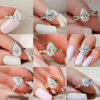 ANSTER Wholesales Price IGI Pear Cut Lab Grown Diamond White Gold Ring Engagement Ring