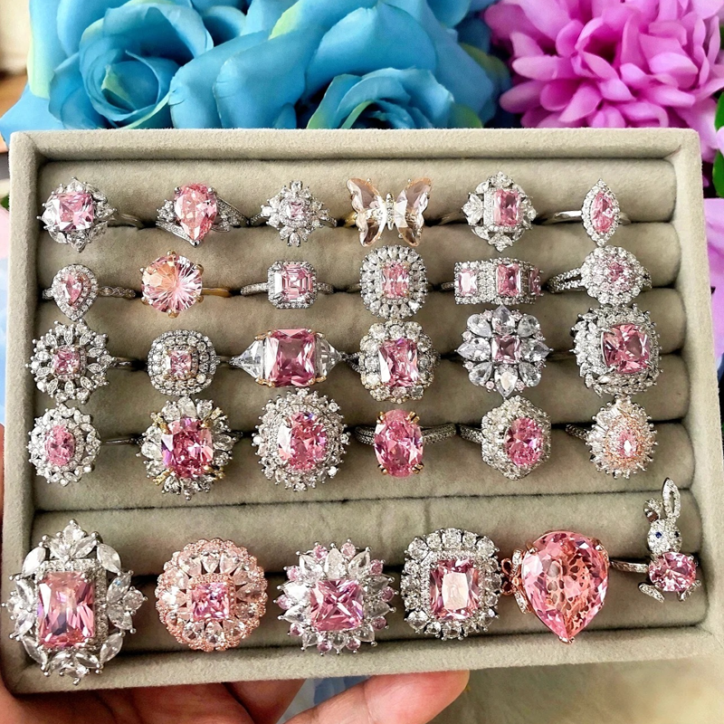 خاتم ألماس من الذهب عيار 18 قيراطًا مقطوع على شكل كمثرى ومُزرع في المختبر من مجوهرات ANSTER مصنوع يدويًا وفقًا لمعايير أخلاقية 