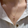 ANSTER Custom Wholesales Price Perfume Bottle Design Fancy Pink Lab Grown Diamond Pendant Necklace with IGI