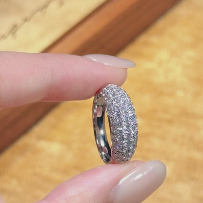 خاتم ألماس من الذهب عيار 18 قيراطًا مقطوع على شكل كمثرى ومُزرع في المختبر من مجوهرات ANSTER مصنوع يدويًا وفقًا لمعايير أخلاقية 