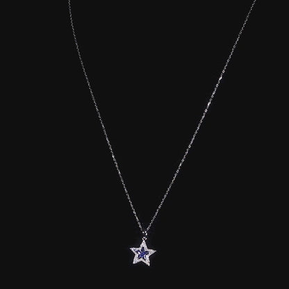 ANSTER Jewelry Customize Platinum PT950 Natural Star Series Gemstone Necklace