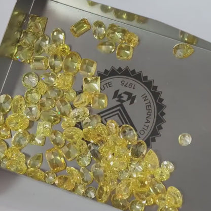 خاتم ألماس من الذهب عيار 18 قيراطًا مقطوع على شكل كمثرى ومُزرع في المختبر من مجوهرات ANSTER مصنوع يدويًا وفقًا لمعايير أخلاقية 