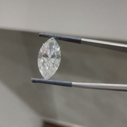 خاتم ألماس من الذهب عيار 18 قيراطًا مقطوع على شكل كمثرى ومُزرع في المختبر من مجوهرات ANSTER مصنوع يدويًا وفقًا لمعايير أخلاقية 