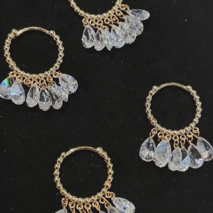 خاتم ألماس من الذهب عيار 18 قيراطًا مقطوع على شكل كمثرى ومُزرع في المختبر من مجوهرات ANSTER مصنوع يدويًا وفقًا لمعايير أخلاقية 