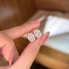 ANSTER Wholesales Price Cushion Lab Grown Diamonds Unpierced Earrings with IGI