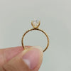 ANSTER Wholesales Price Radiant Cut Lab Grown Diamonds Engagement Ring with IGI 18K Gold Ring