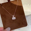 ANSTER Custom Wholesales Price Perfume Bottle Design Lab Grown Diamond Pendant Necklace with IGI