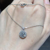 ANSTER Custom Wholesales Price Bezel setting Lab Grown Diamond Pendant Necklace with IGI