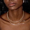 ANSTER Customized Wholesales Price 2-6mm Lab Grown Diamond Tennis Chain Necklace with IGI