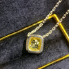ANSTER Custom Wholesales Price Fancy Yellow Lab Grown Diamond Pendant Necklace with IGI