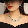 ANSTER JEWELRY 10.06 CTW Asscher Lab Grown Emerald 18K Gold Earrings
