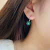 ANSTER JEWELRY 1.3 CANSTER JEWELRY TW Pear Lab Grown Emerald 18K Gold Earrings