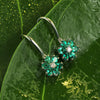 ANSTER JEWELRY 1.3 CANSTER JEWELRY TW Pear Lab Grown Emerald 18K Gold Earrings
