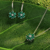ANSTER JEWELRY 1.3 CANSTER JEWELRY TW Pear Lab Grown Emerald 18K Gold Earrings